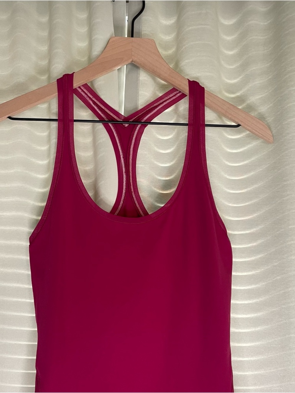 Lululemon Mesh Panel Fuchsia Tank Top